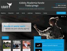 Tablet Screenshot of karatetradycyjne.pl